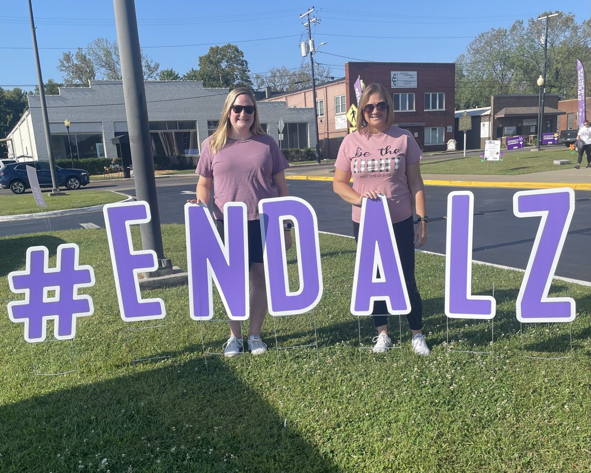 Members of the Crow Estate Planning & Probate firm at a Pennyrile Walk to End Alzheimer’s event.